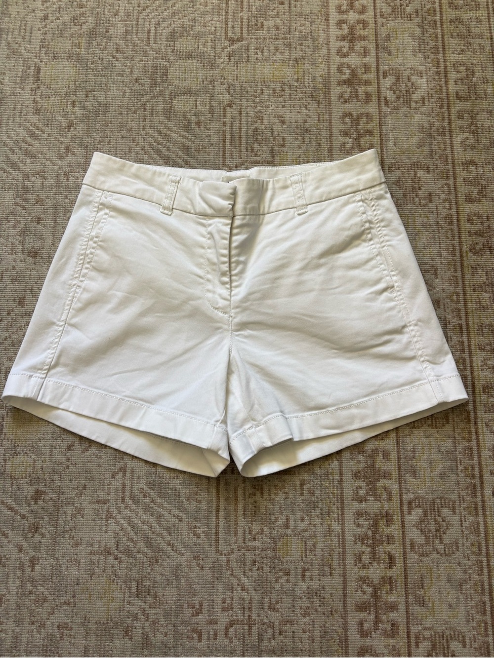 J.CREW white tailored shorts size 2